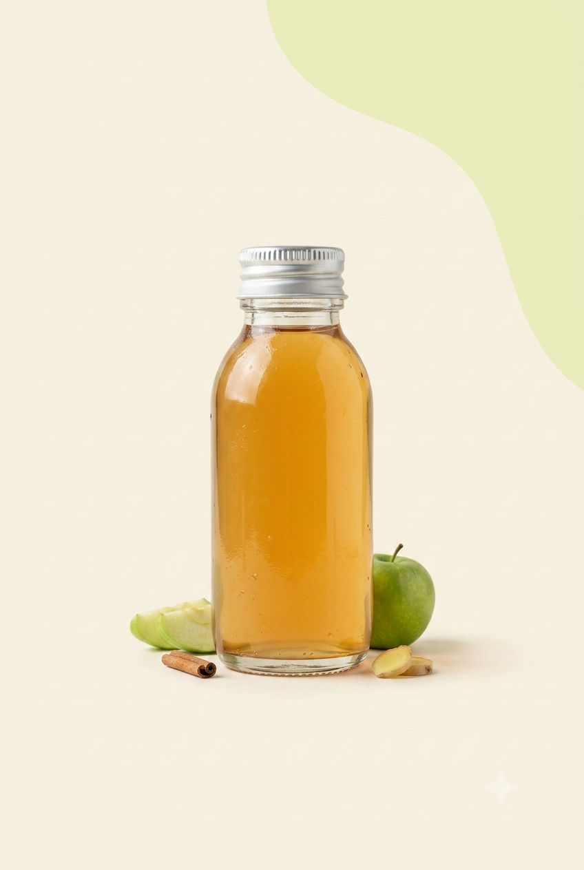 Apple Cider Vinegar illustration.