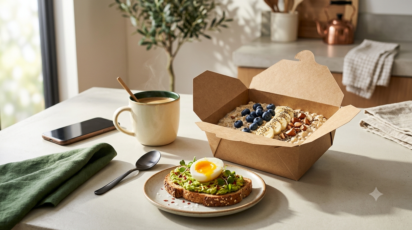 Illustration for Healthy Breakfast Ideas for Busy Mornings