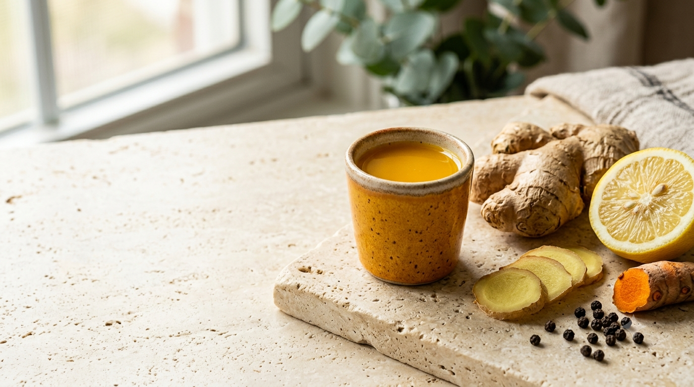 Illustration for What Ginger Shots Actually Do for Your Body