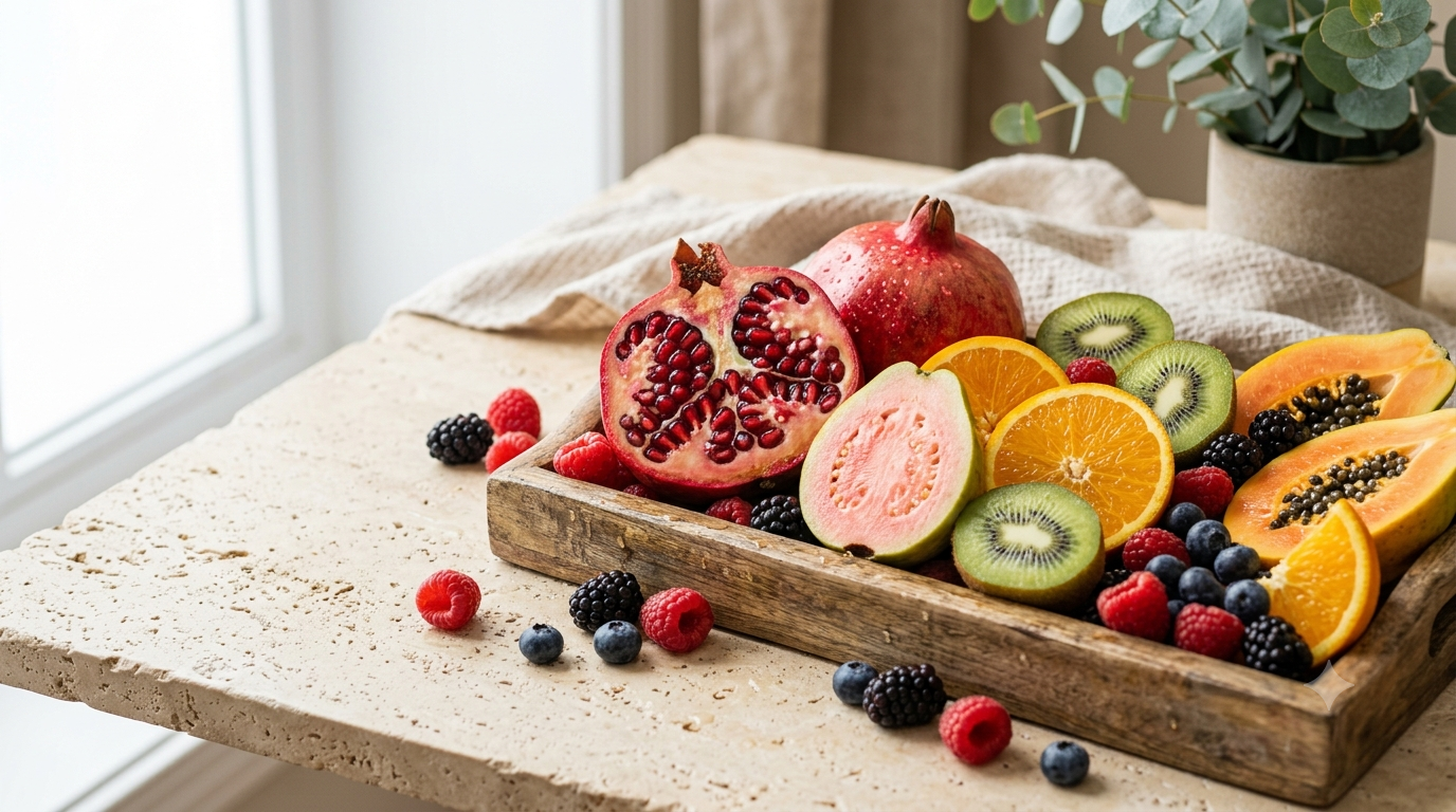 Illustration for Vitamin-Rich Fruits to Eat This Month
